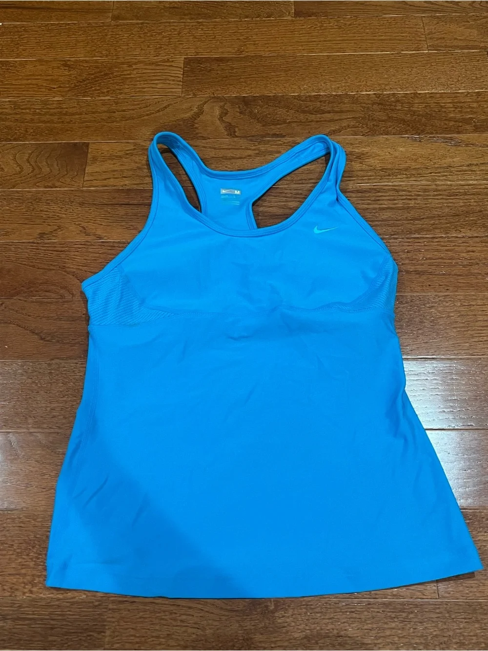 Nike Women’s Bright Blue Racerback Tank - Picture 1 of 6